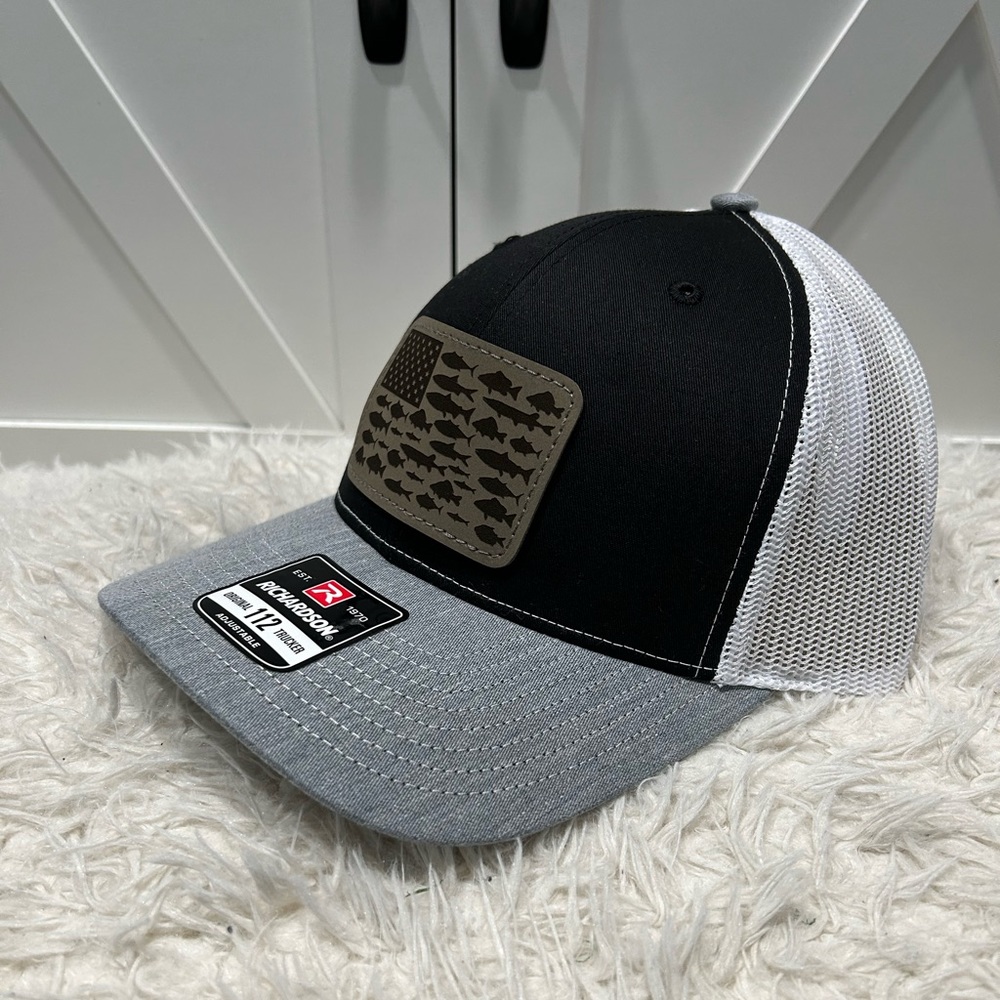 Fish Flag. Trucker Richardson 112 Hat.